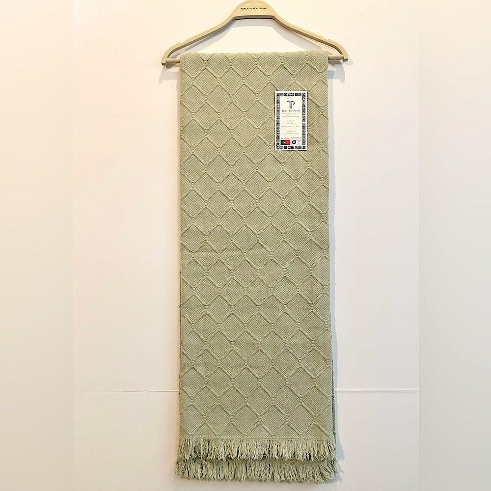 🎁Texteis Penedo Throw Blanket - Textured Green